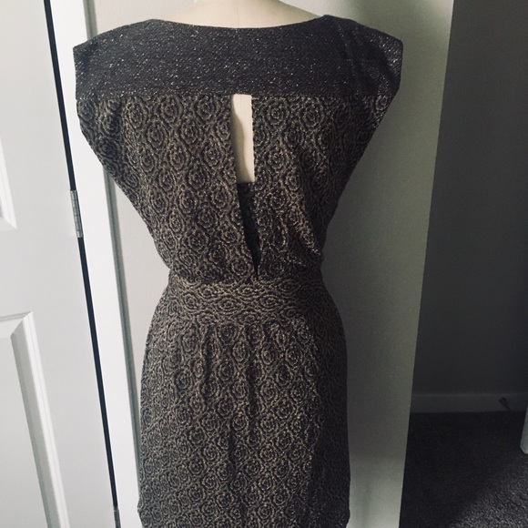Vintage, like new Marc by Marc Jacobs brown and gold dress - Picture 5 of 5